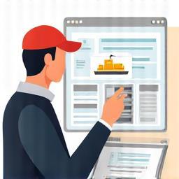 Illustration of booking a shipment